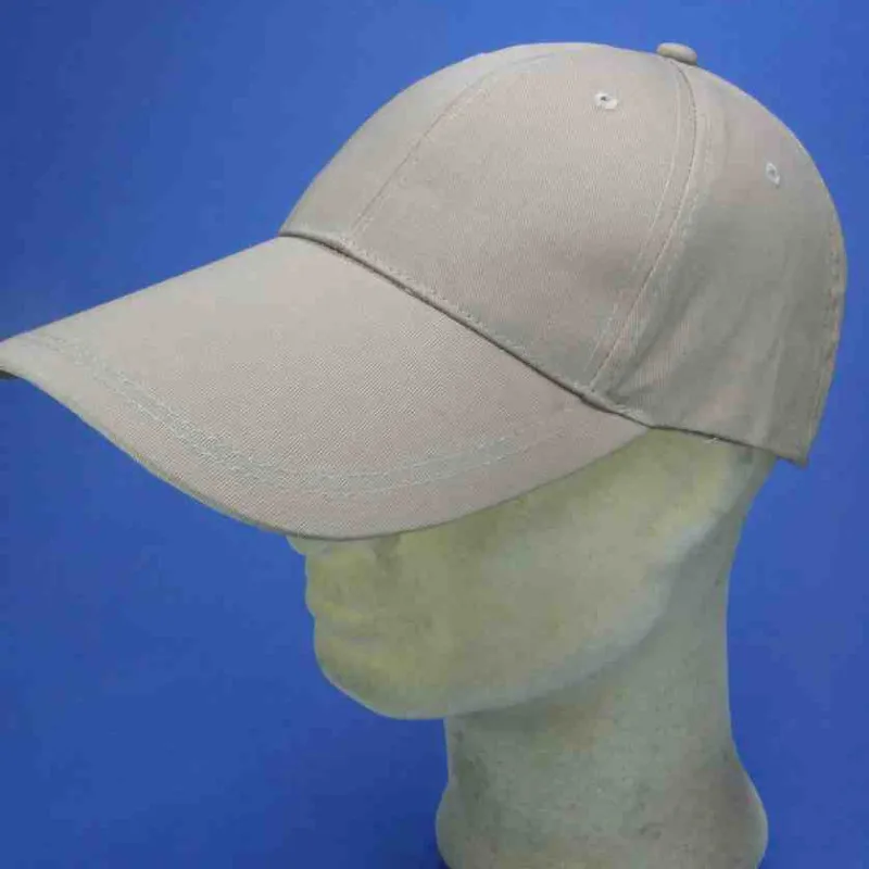 Casquette Baseball à longue visière, couleur taupe | Casquette mixte