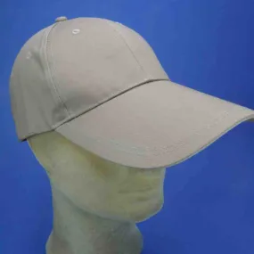 Casquette Baseball à longue visière, couleur taupe | Casquette mixte