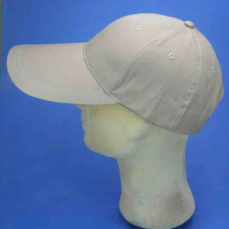 Casquette Baseball à longue visière, couleur taupe | Casquette mixte