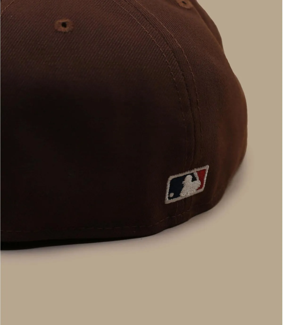 Casquette fitted Atlanta marron patch - Casquette Harvest 59Fifty Atlanta Braves New Era : Headict