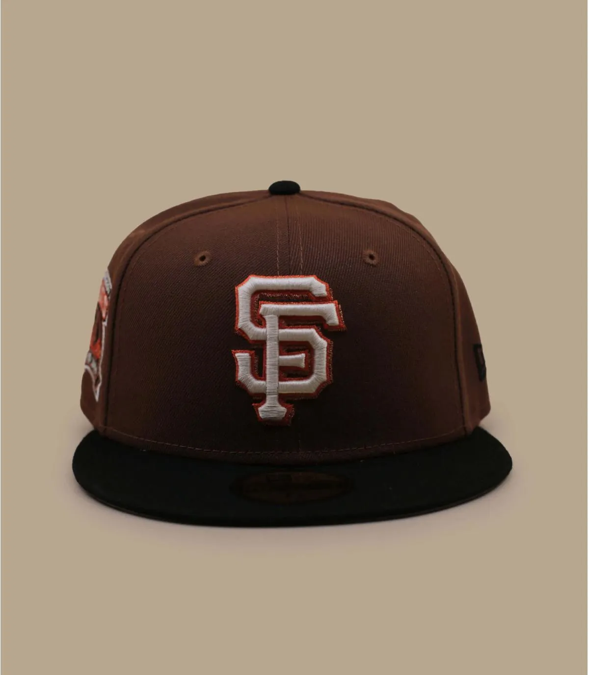 Casquette fitted San Francisco marron patch - Casquette Harvest 59Fifty San Francisco Giants New Era : Headict