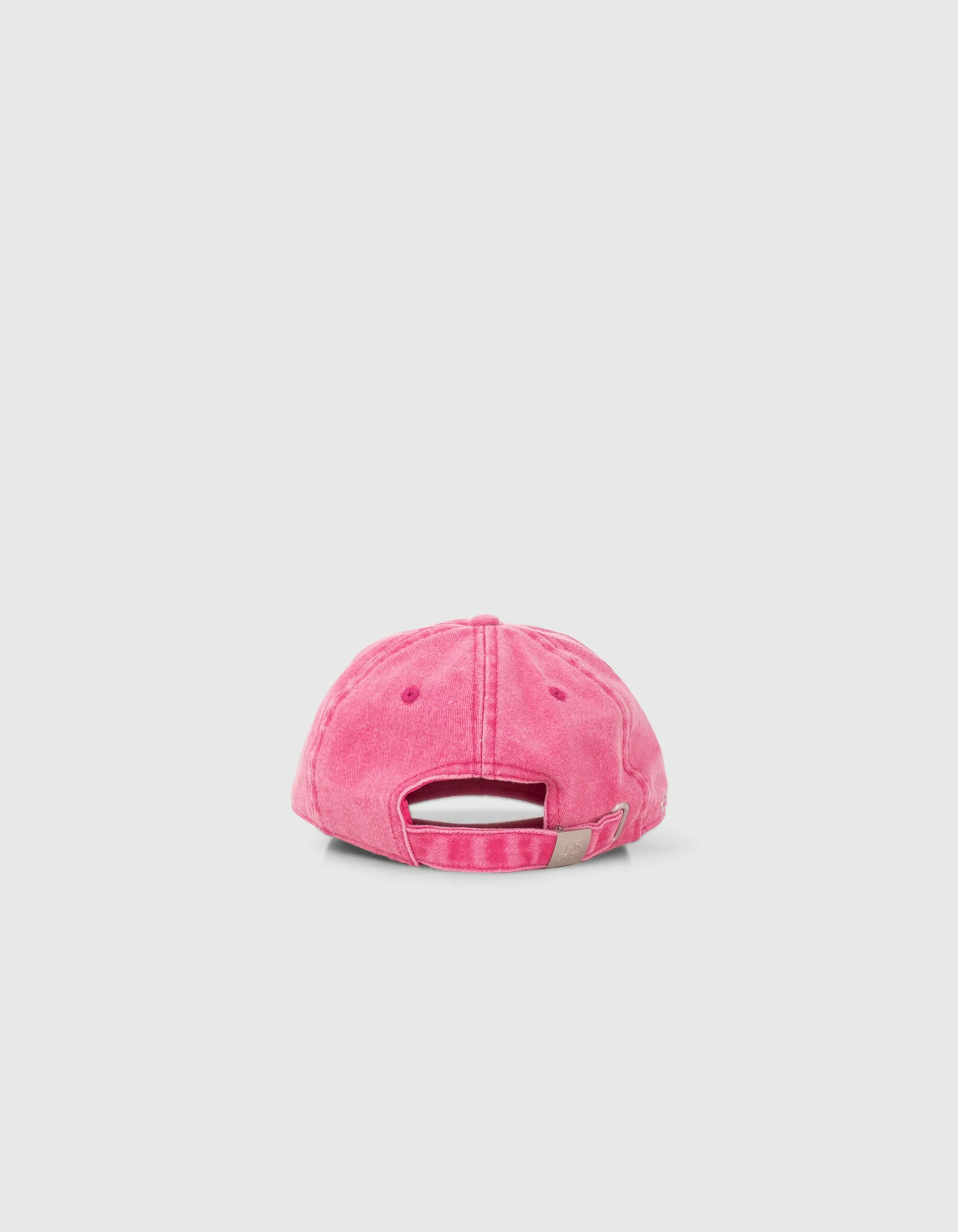 Casquette fuchsia avec broderies devant fille