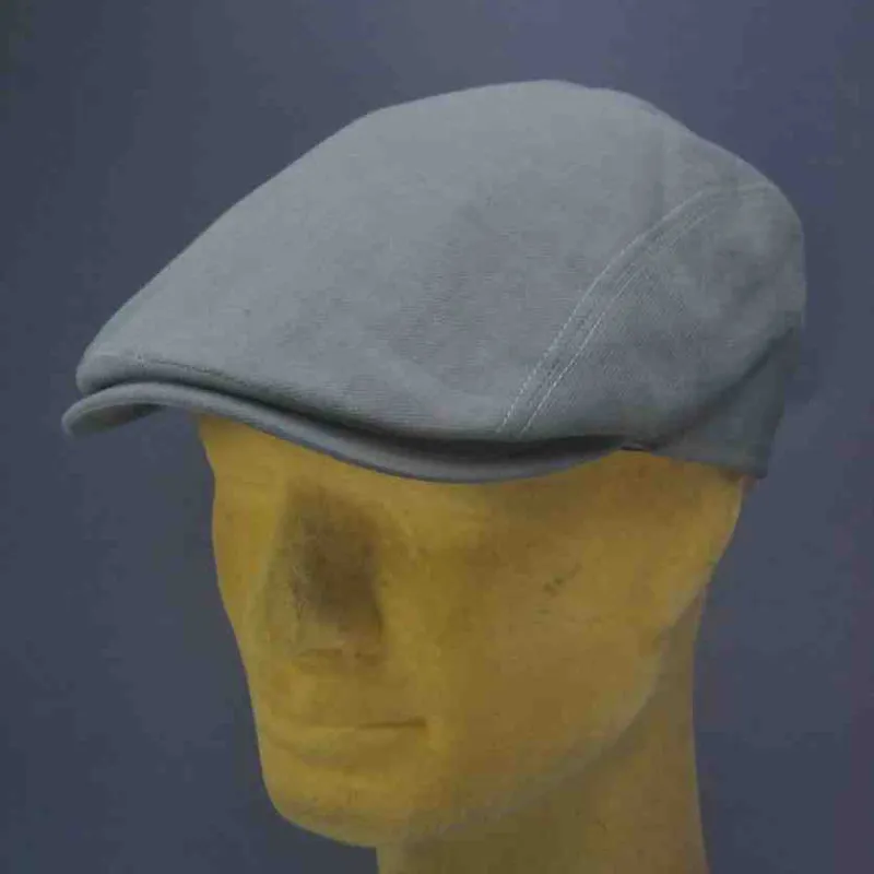 Casquette Gatsby d'été en lin couleur bleue | Casquette d'été homme