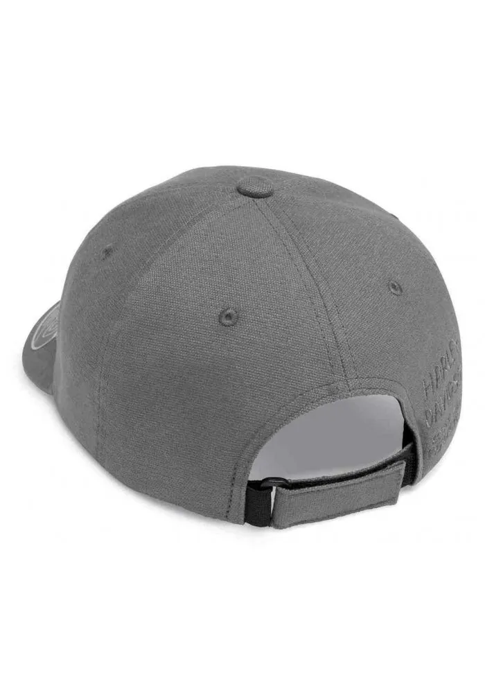 Casquette Harley Davidson Homme V-Twin Powered Adjustable Baseball Cap Gray 99461-19VM