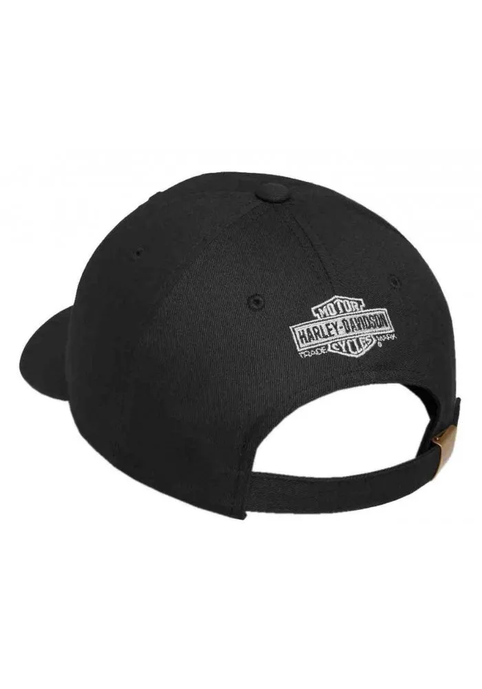 Casquette Harley Davidson Homme Willie G Skull & Shield Patch Baseball Cap 99492-17VM