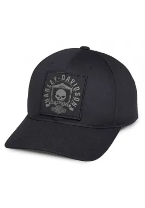 Casquette Harley Davidson Homme Willie G Skull & Shield Patch Baseball Cap 99492-17VM