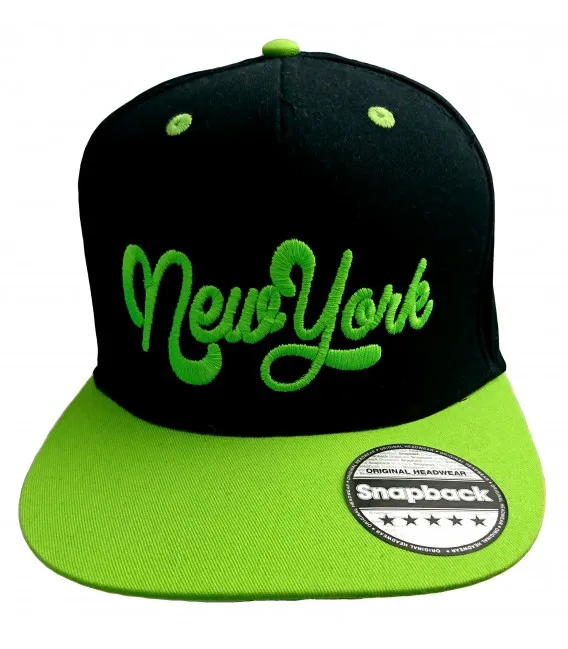 Casquette Snapback New York ( brodé Vert )