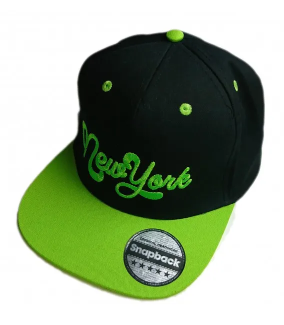 Casquette Snapback New York ( brodé Vert )