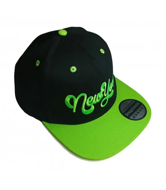 Casquette Snapback New York ( brodé Vert )