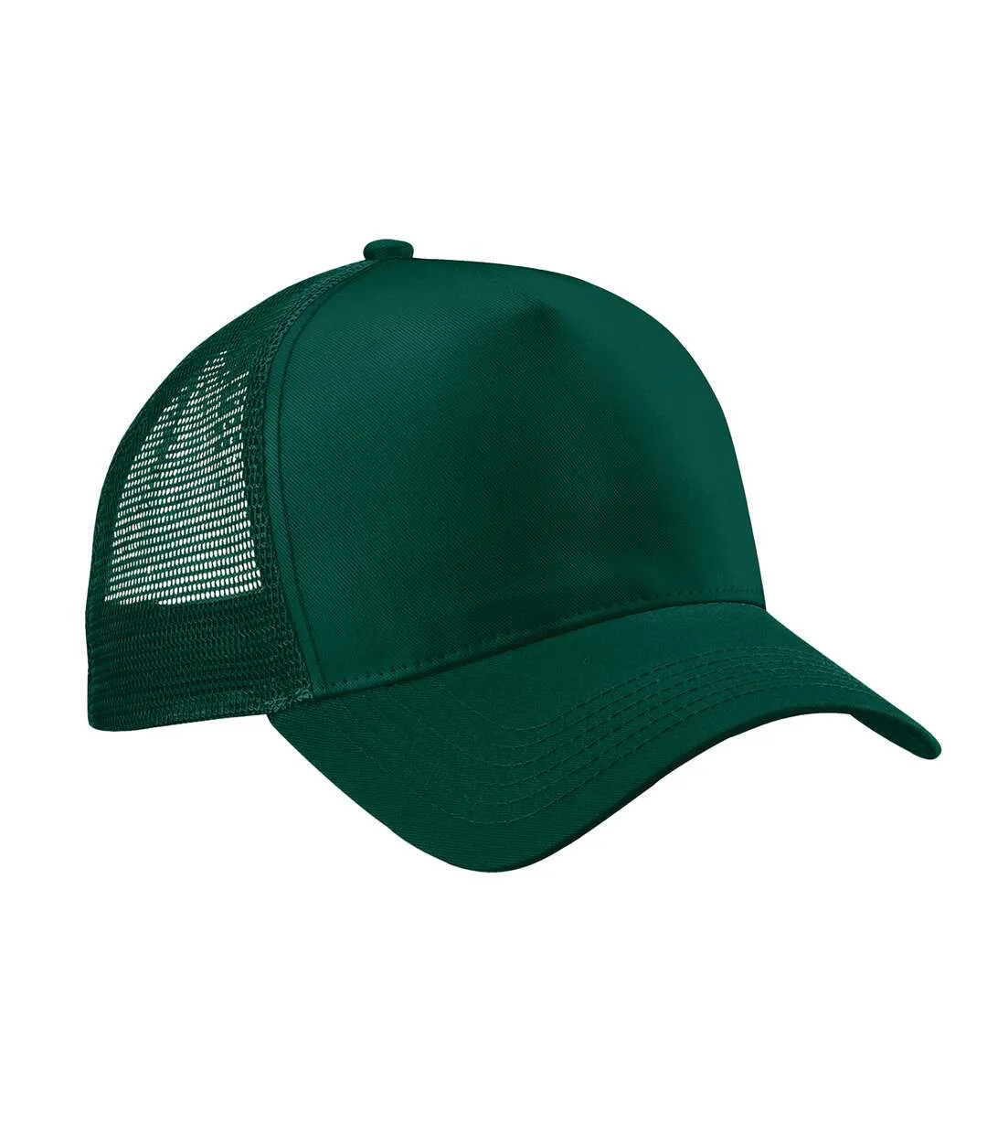 Casquette trucker adulte vert bouteille Beechfield