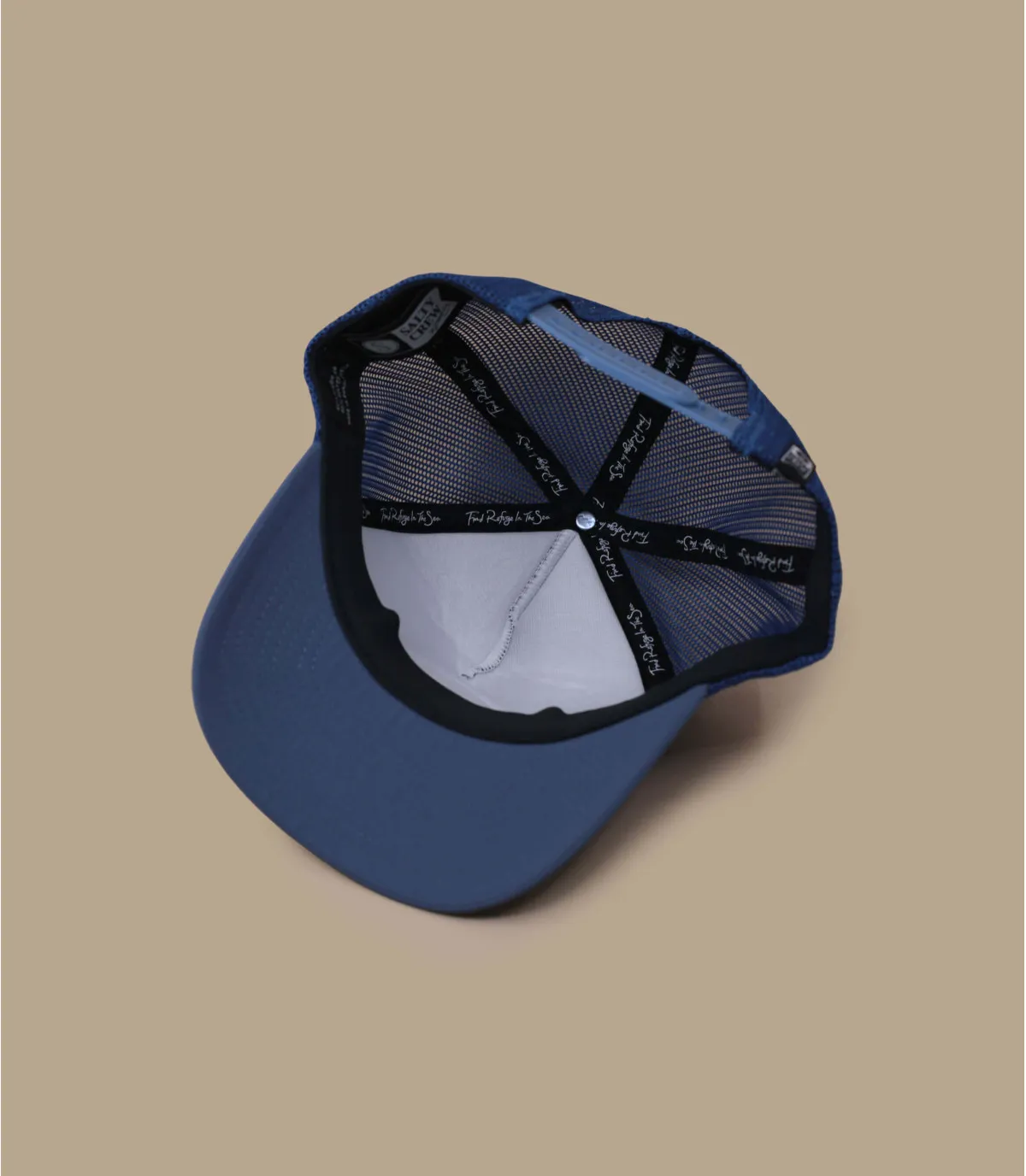 Casquette trucker bleu marine - Casquette Cruisin Trucker blue lagoon Salty Crew : Headict