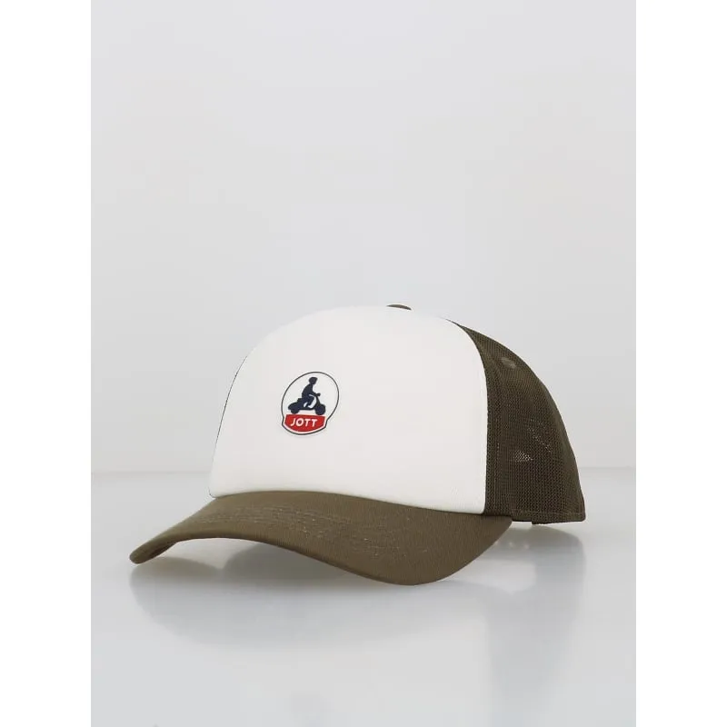 Casquette trucker sail bicolore army kaki blanc - Jott | wimod