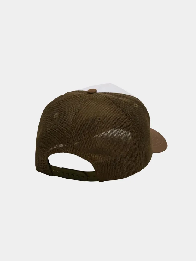 Casquette trucker sail bicolore army kaki blanc - Jott | wimod