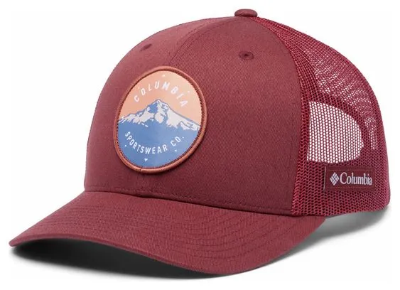 Casquette Unisexe Columbia Mesh SnapBack Bordeaux