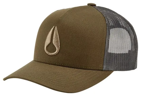 Casquette Unisexe Nixon Iconed Trucker Khaki