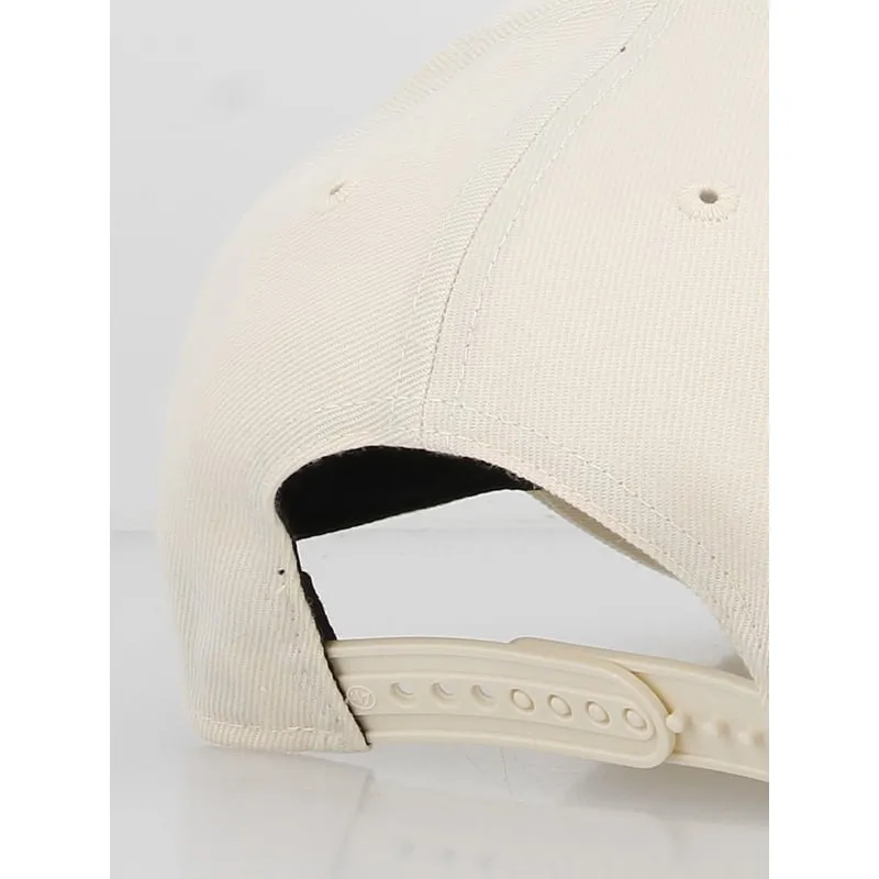 Casquette yankees snapback natural beige noir - 47 Brand | wimod