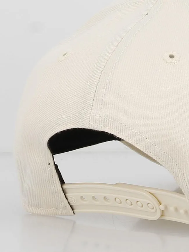 Casquette yankees snapback natural beige noir - 47 Brand | wimod