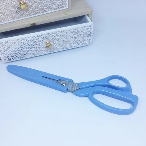 Ciseaux de couture,ciseaux tailleur de 23 cm bleu