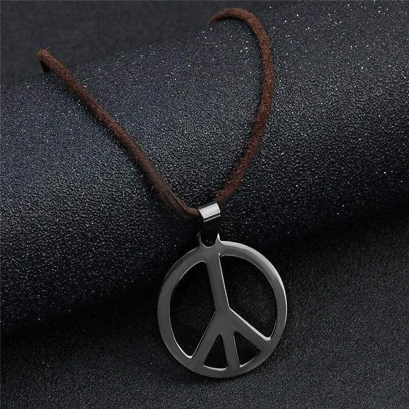 Collier Vintage  Peace And Love