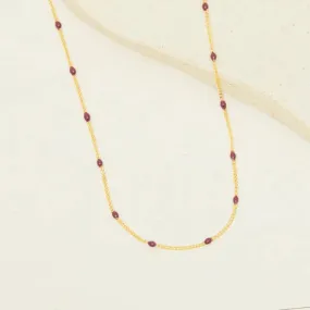 Collier Zoelie - Bordeaux - FEEKA