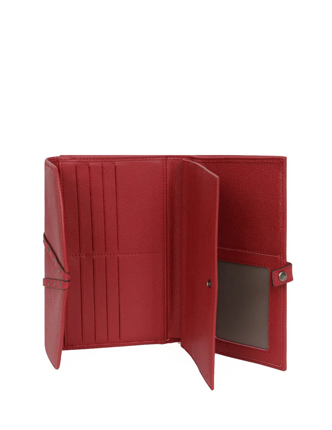 Compagnon Hexagona cuir ref48639 Rouge 19*12*4