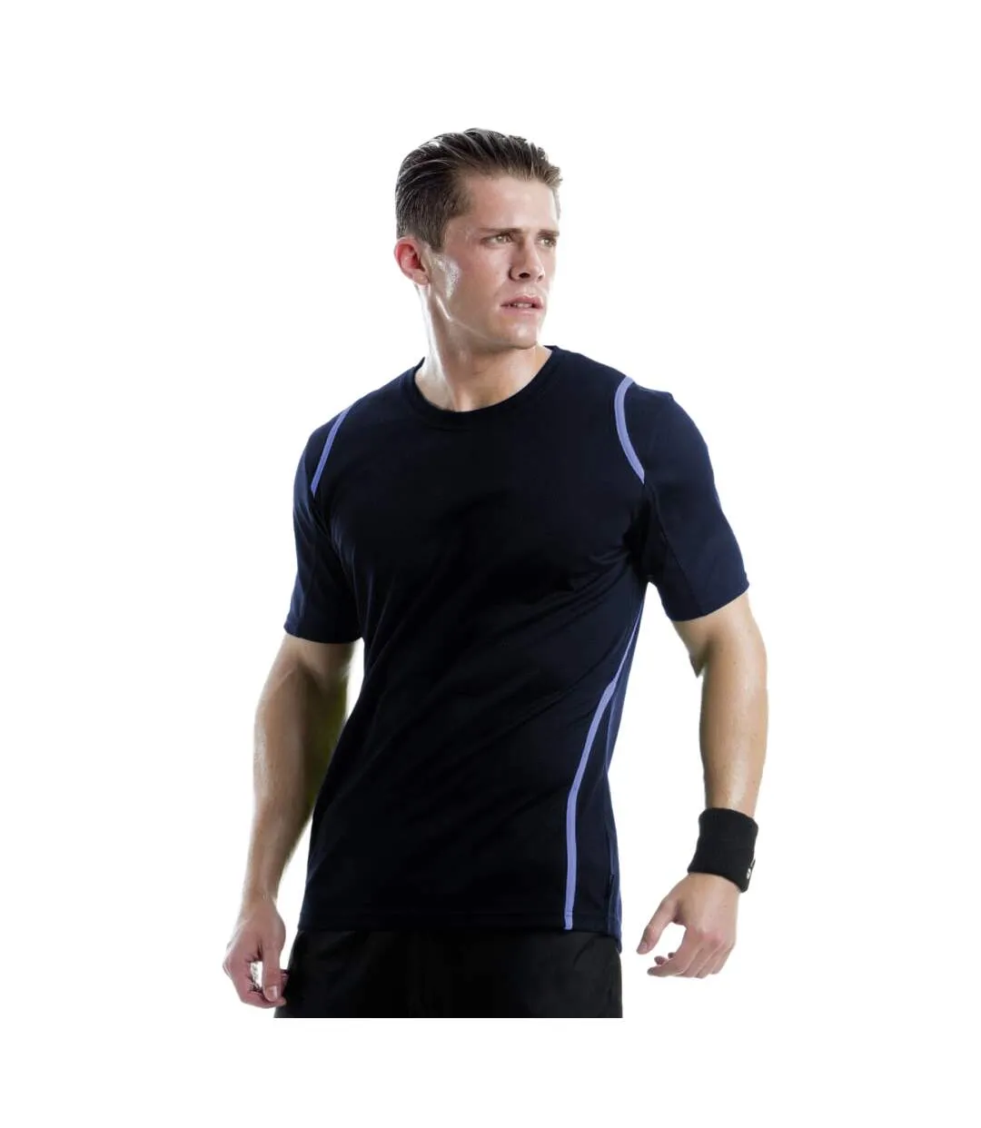 Cooltex t-shirt homme bleu marine/bleu clair GAMEGEAR