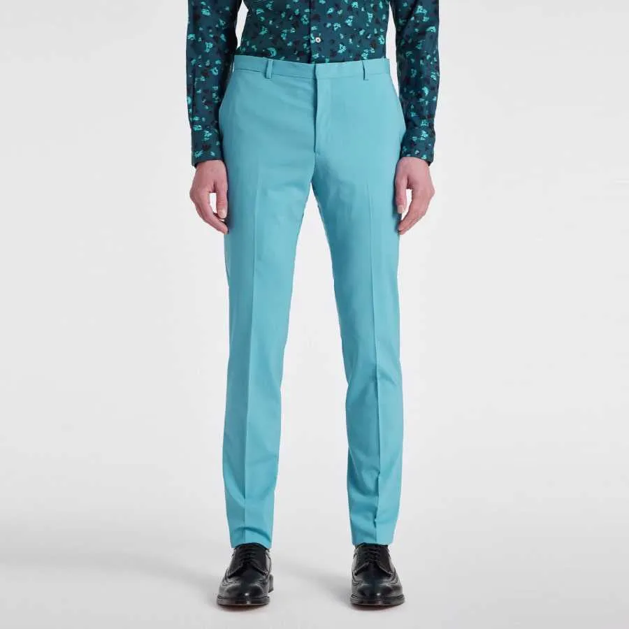 Costume Bleu Stretch En Laine Coupe Slim - Paul Smith pour homme