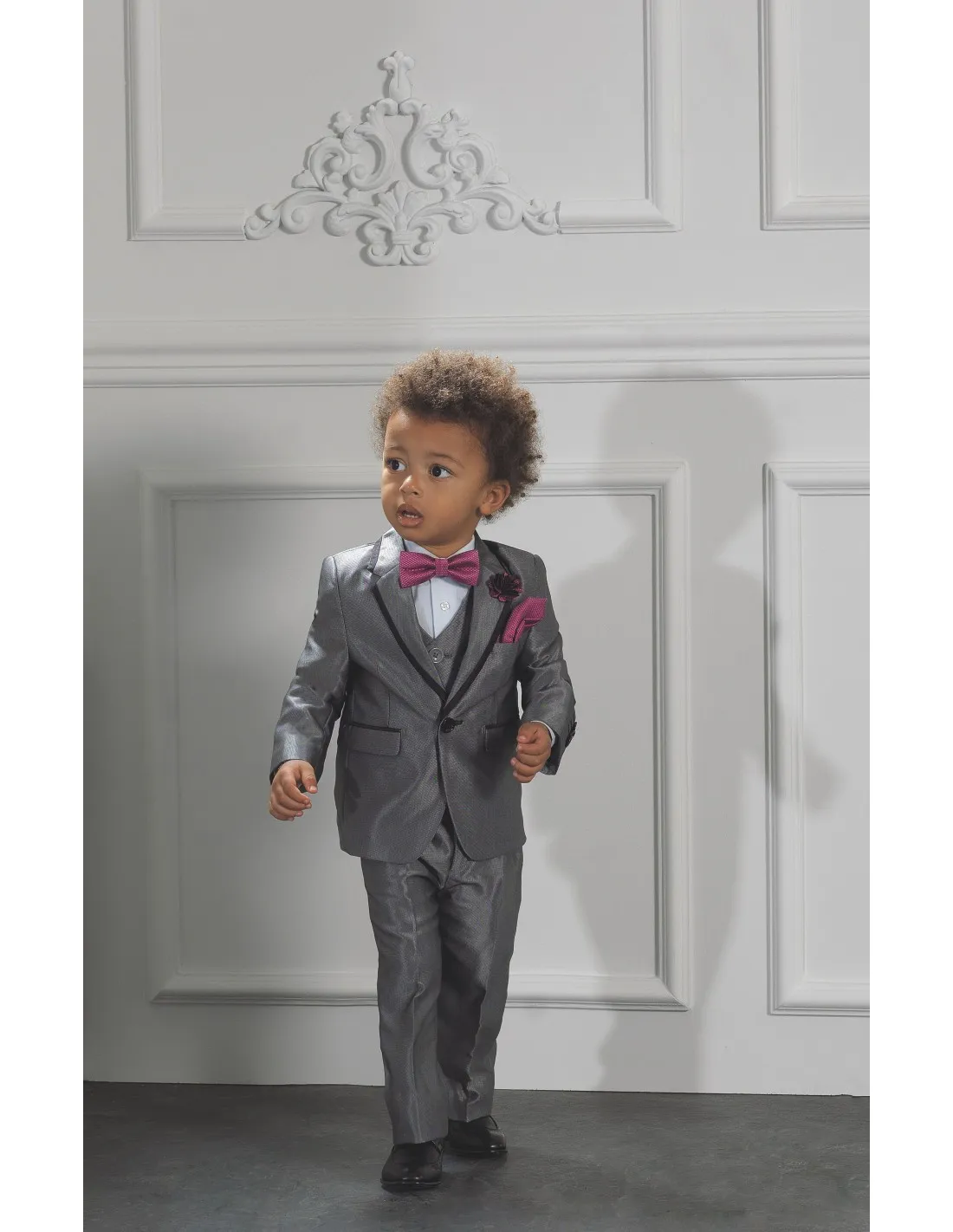 Costume bébé de cérémonie ou mariage en gris | Les Petits Mecs TAILLE 6 Mois