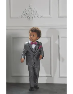 Costume bébé de cérémonie ou mariage en gris | Les Petits Mecs TAILLE 6 Mois