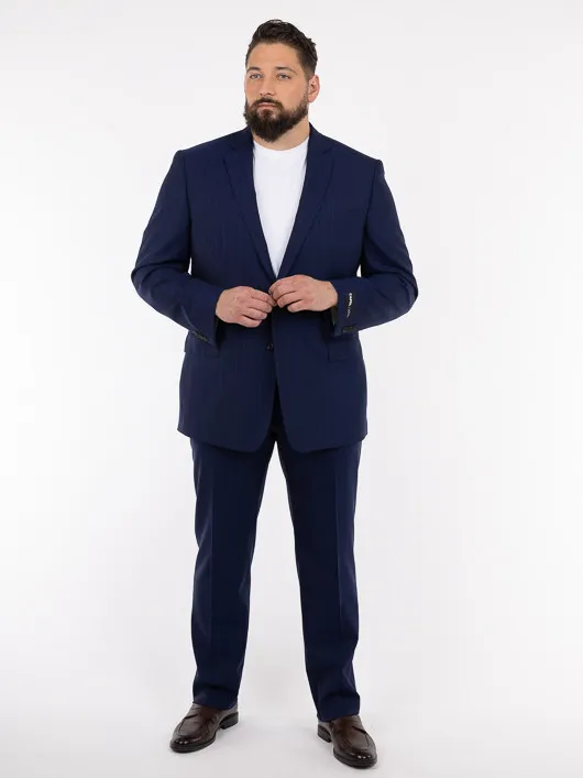 Costume Tissu Loro Piana Capel Collection PrivÃ©e Grande Taille bleu homme grande taille - Capelstore