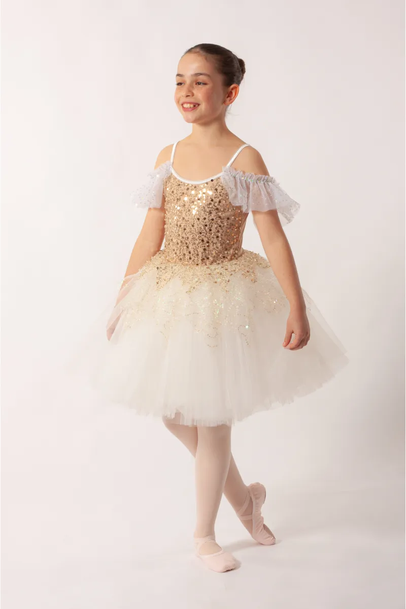 Costume tutu Degas doré