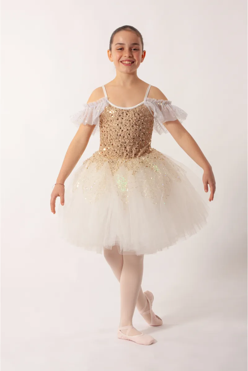 Costume tutu Degas doré