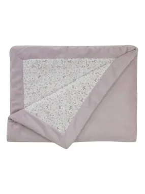 Couverture double face esprit enchanté - Mauve lilas