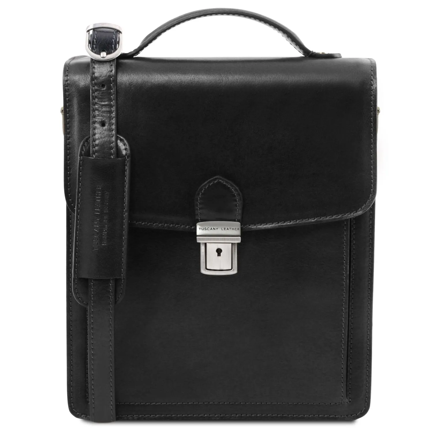 David - Sac Bandoulière en Cuir - Grand Modèle Noir TL141424