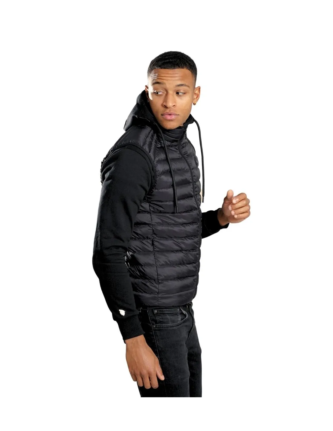 Doudoune chauffante sans manche homme Comme Des Loups Ref 61631 Noir