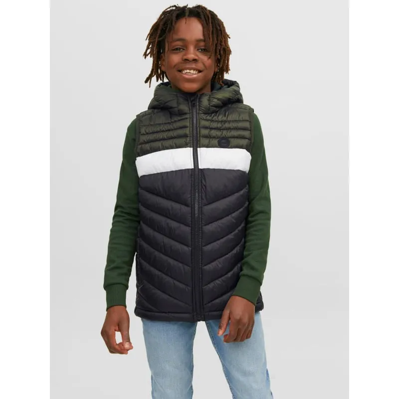 Doudoune hero hood noir enfant - Jack & Jones | wimod