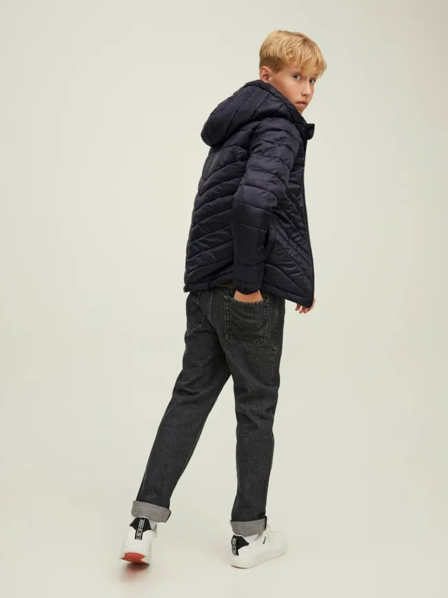 Doudoune hero hood noir enfant - Jack & Jones | wimod