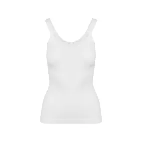 Débardeur Dentelle Femme Ecoresponsable Blanc - TOPTEX