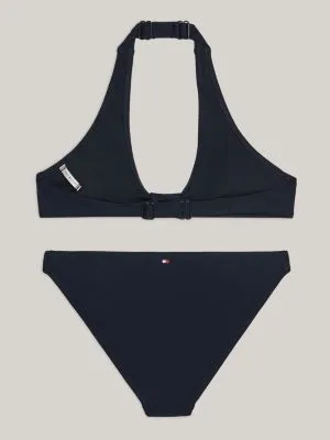 Ensemble bikini dos nu Hilfiger Monotype | Bleu | Tommy Hilfiger