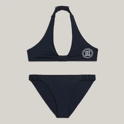 Ensemble bikini dos nu Hilfiger Monotype | Bleu | Tommy Hilfiger