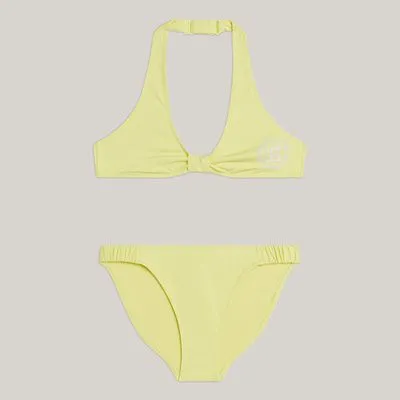 Ensemble bikini dos nu Hilfiger Monotype | Bleu | Tommy Hilfiger