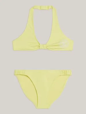 Ensemble bikini dos nu Hilfiger Monotype | Jaune | Tommy Hilfiger