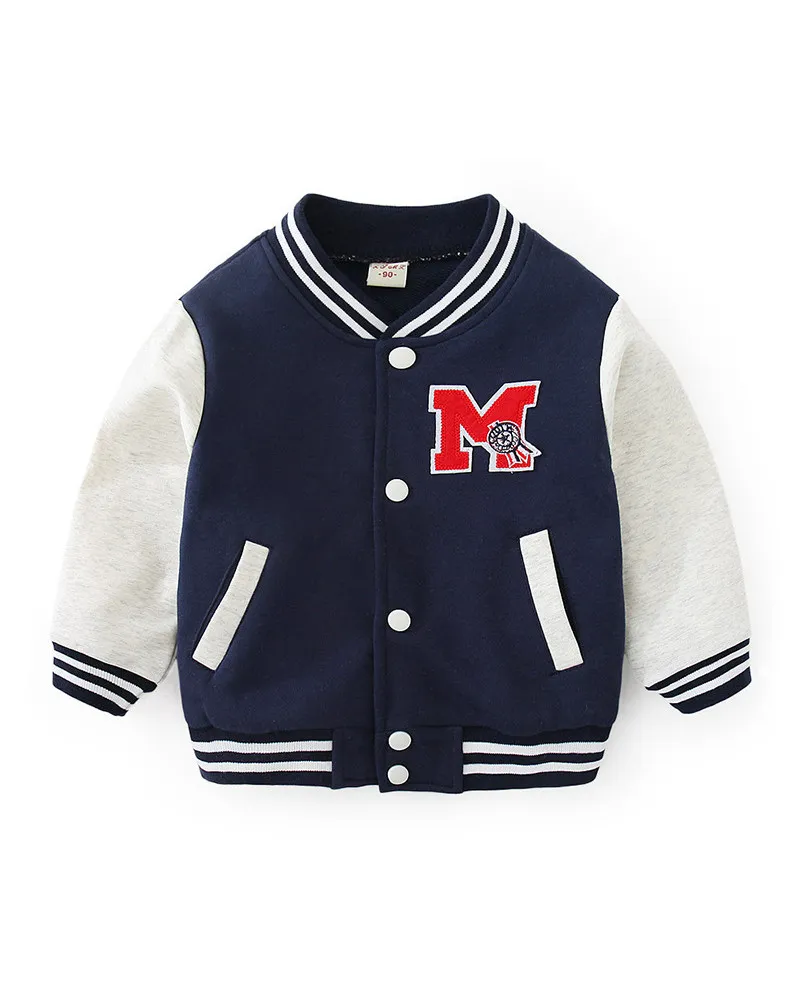 Ensemble de pulls de baseball Cardigan Jacket pour enfants