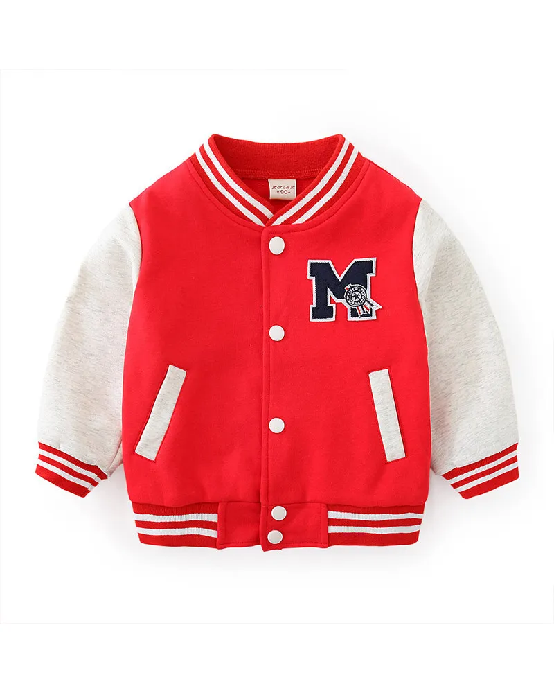 Ensemble de pulls de baseball Cardigan Jacket pour enfants