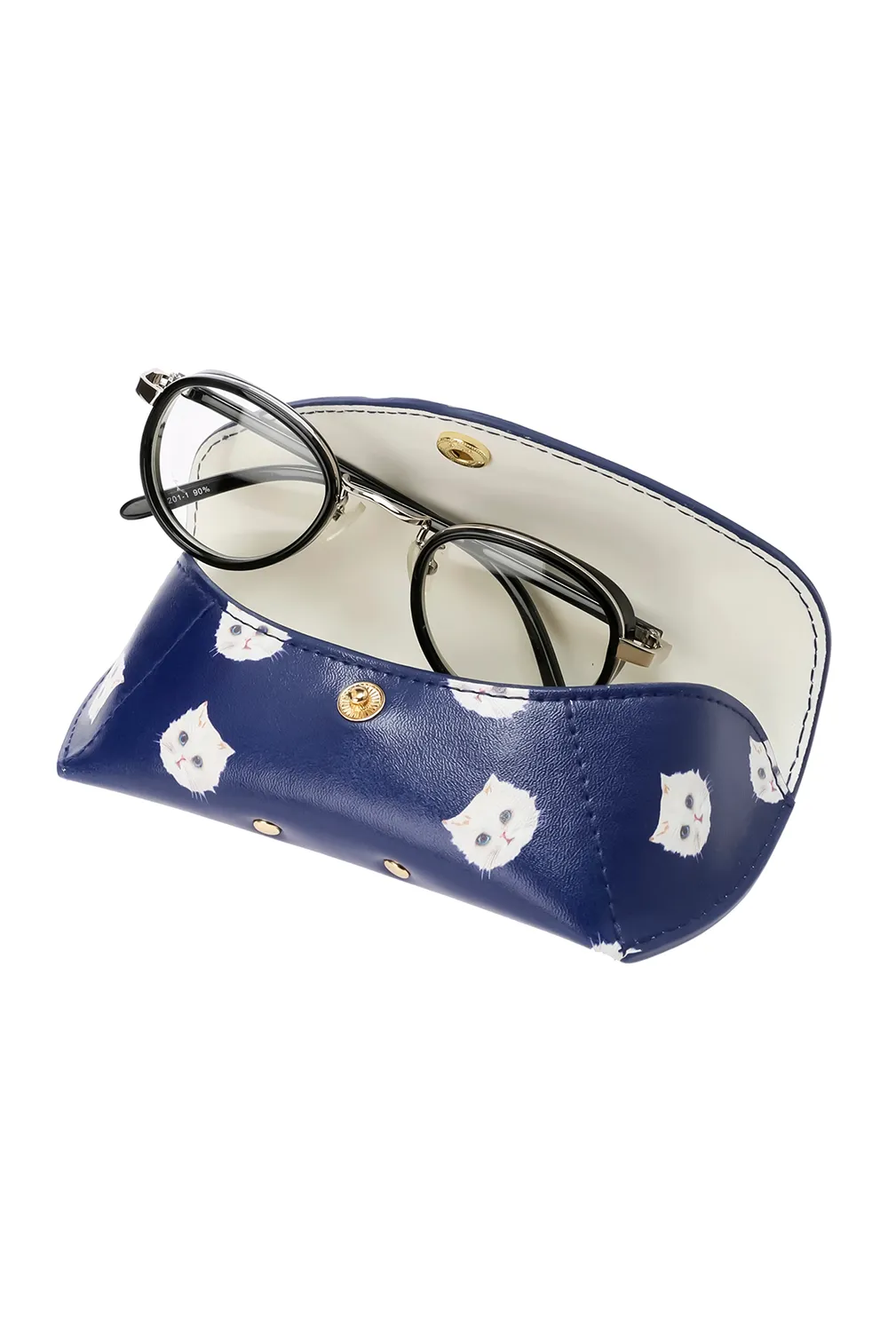 Etui à lunettes motif chat