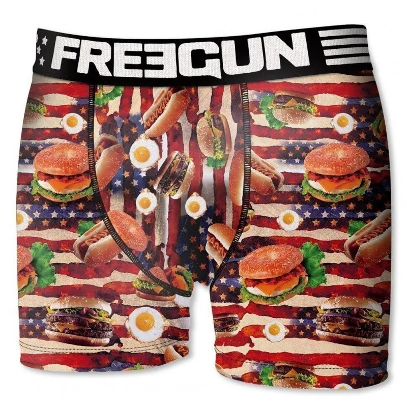 FREEGUN Boxer Bébé Garçon Microfibre BUR Rouge PREMIUM