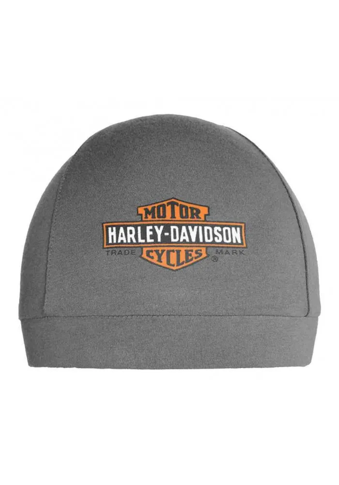 Harley Davidson Homme Elongated Bar & Shield Logo Skull Casquette Gris SK31254