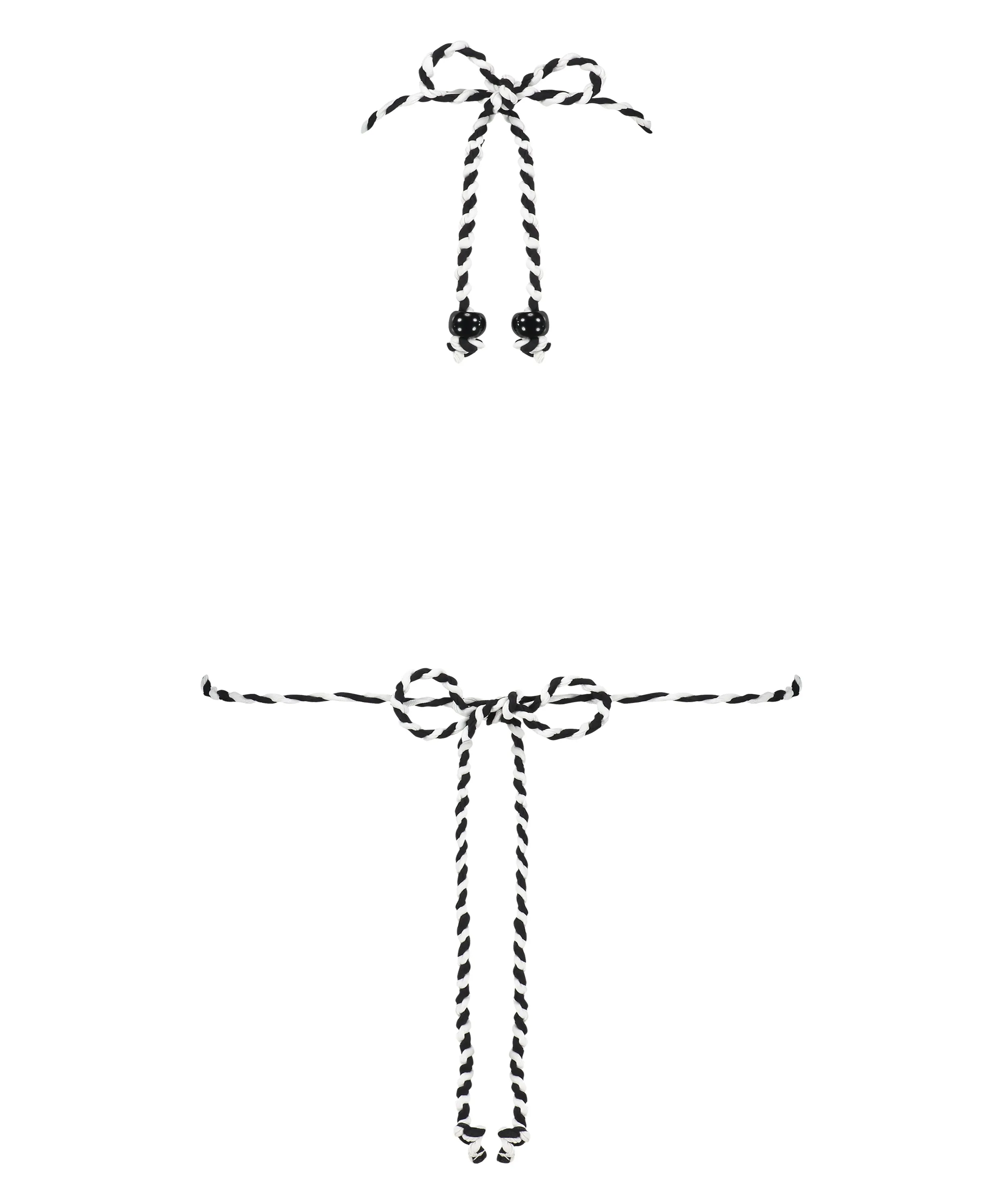 Haut de bikini triangle Doha Zèbre