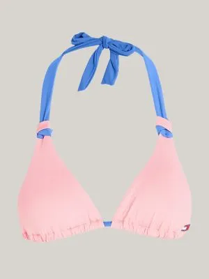 Haut de bikini triangle Heritage colour-block | Rose | Tommy Hilfiger