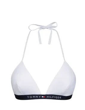 Haut de bikini triangle Tommy Hilfiger ref_49296 White